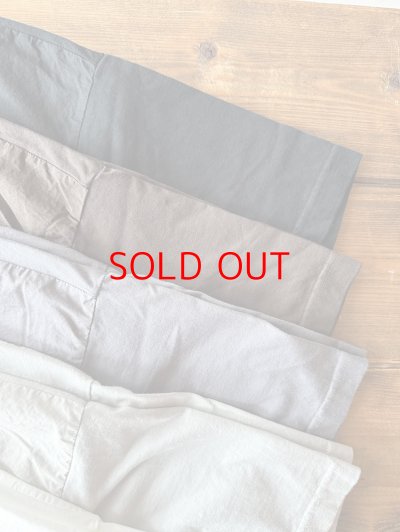 画像15: prit 30/1ハイゲージ天竺 × 80/1 タイプライター 切替5分袖Tシャツ