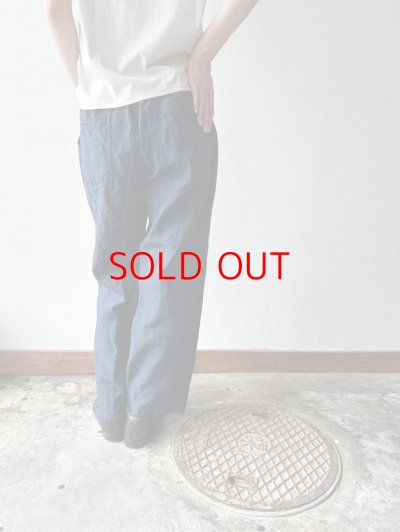 画像5: Luminaes リネン先染オーバーダイストライプ トラウザーPT