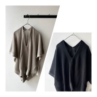 grin ラミーコットンワッフル ZIPボレロ 