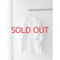*sale50%off* grin 染めブロード フリル６分袖シャツ