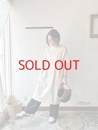NATURAL LAUNDRY  ライト度詰天竺 ワンピース