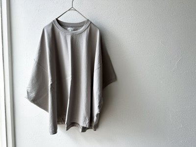 画像2: NATURAL LAUNDRY ライト度詰め天竺 ワイドドルマンT