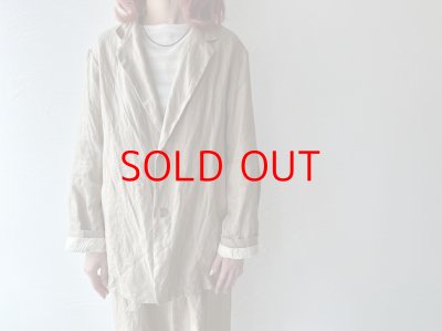 画像5: Veritecoeur リネンテーラードジャケット