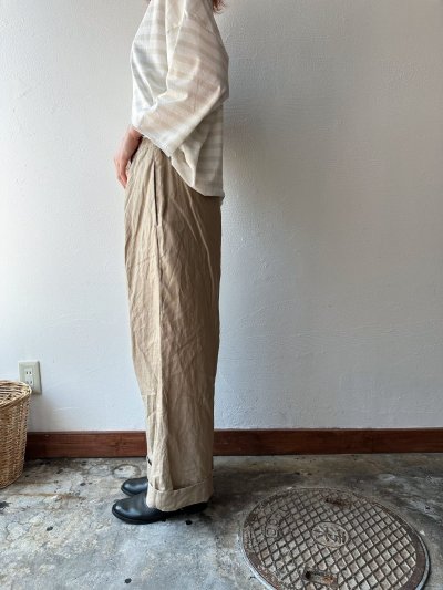 画像10: Veritecoeur リネンタックパンツ