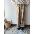 Veritecoeur リネンタックパンツ