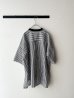 画像8: prit 50/1綿麻ブロード ５分袖スタンドカラークレリックワイドシャツ