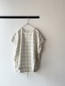 画像3: prit 30/1綿麻ウィンドウペンチェック スリーブレスヒモワイドプルオーバー