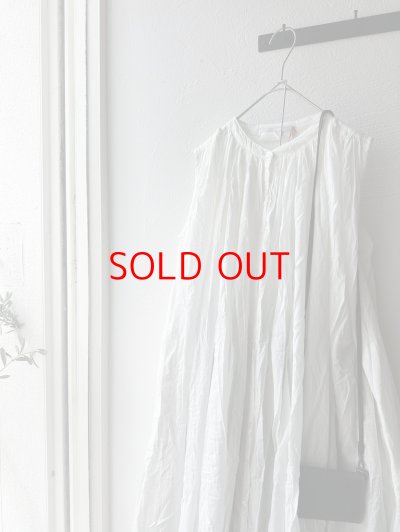 画像7: Veritecoeur スリーブレスギャザーブラウス  ( long )