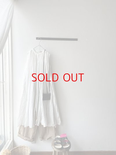 画像6: Veritecoeur スリーブレスギャザーブラウス  ( long )