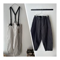 Vlas Blomme L/C Buff テーパードパンツ (unisex)