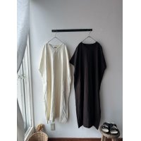 Luminaes キャステリンリネン ワイドVワンピース