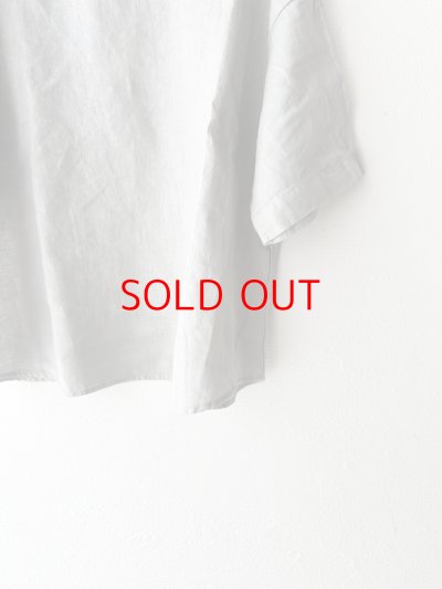 画像12: *sale30%off* prit 60/1 フレンチリネン平織 5分袖プルオーバー【クリックポスト（185円）発送可能】