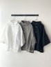 画像1: prit 160/1 ラミー 7分ビッグスリーブレギュラーカラーシャツ (1)