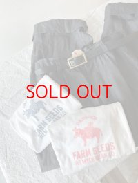*sale30%off* NATURAL LAUNDRY  シャンカール ファームプリント半袖Tシャツ【クリックポスト（185円）発送可能】