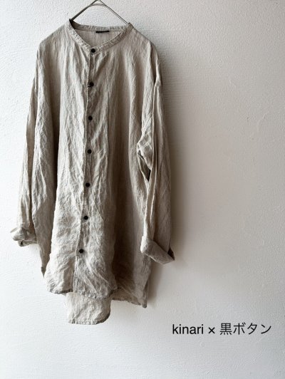 画像19: Luminaes 1/60手染めリネン ロングシャツ 【unisex】