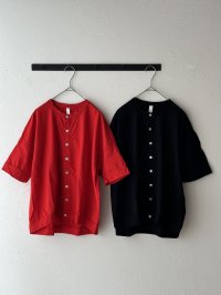 prit 40/1SZ強撚度詰天竺クルーネックカーディガン