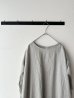 画像2: prit 60/1 フレンチリネン平織 スリーブレスビッグワンピース (2)