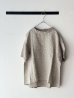 画像3: prit 60/1リネントライアングル刺繍 × 60/1リネン切替スタンドカラーAラインプルオーバー
