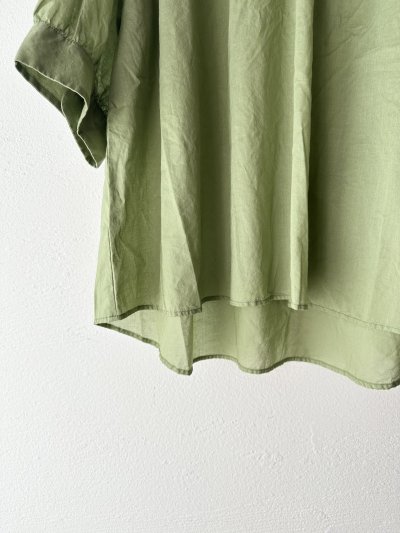 画像11: prit 80/1ローン ５分袖スタンドカラープルオーバー【クリックポスト（185円）発送可能】