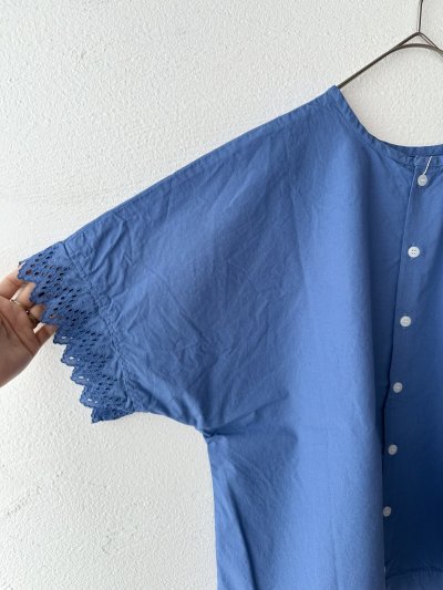 画像7: grin 染めブロード 2wayレースプルオーバー  [クリックポストで発送可]