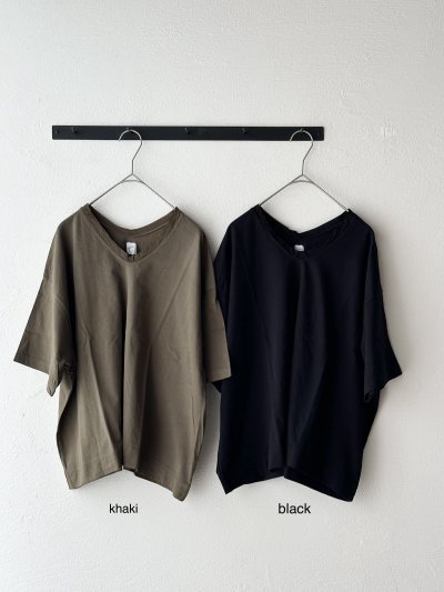 画像3: grin オーガニックエーゲ海 ポンチョ５分袖Tee