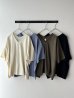 画像1: grin オーガニックエーゲ海 ポンチョ５分袖Tee (1)
