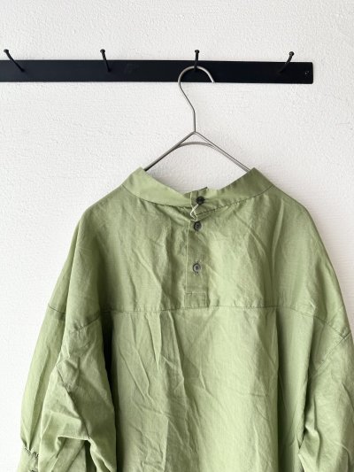 画像13: prit 80/1ローン ５分袖スタンドカラープルオーバー【クリックポスト（185円）発送可能】