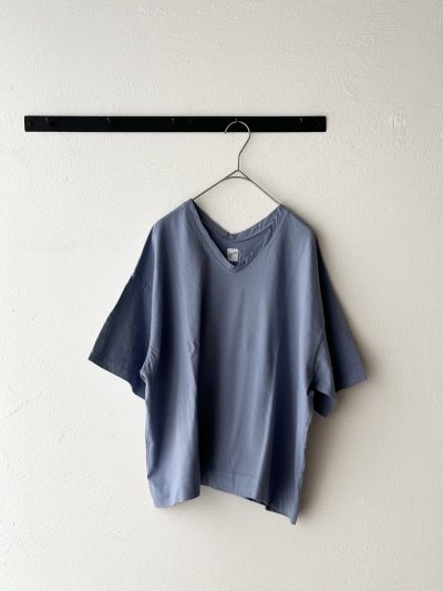 画像4: grin オーガニックエーゲ海 ポンチョ５分袖Tee