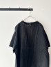 画像9: prit 60/1リネントライアングル刺繍 × 60/1リネン切替スタンドカラーAラインプルオーバー
