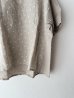 画像6: prit 60/1リネントライアングル刺繍 × 60/1リネン切替スタンドカラーAラインプルオーバー