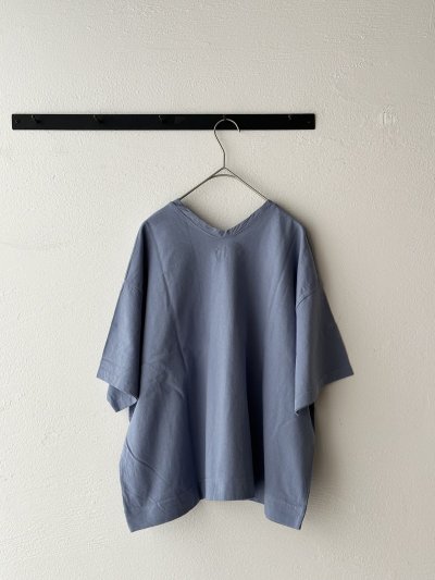 画像8: grin オーガニックエーゲ海 ポンチョ５分袖Tee