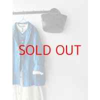 Luminaes 藍染リネンロングジャケット