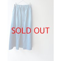  Luminaes 藍染め リネンタックスカート