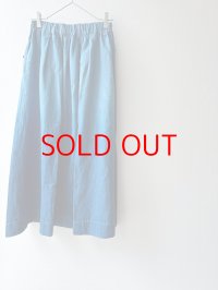  Luminaes 藍染め リネンタックスカート