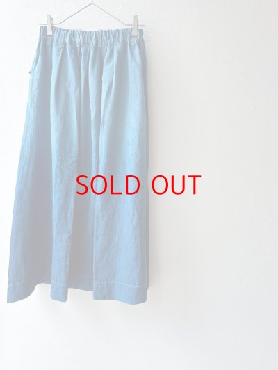 画像1:  Luminaes 藍染め リネンタックスカート