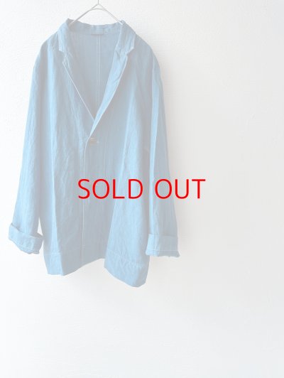 画像5: Luminaes 藍染リネンロングジャケット