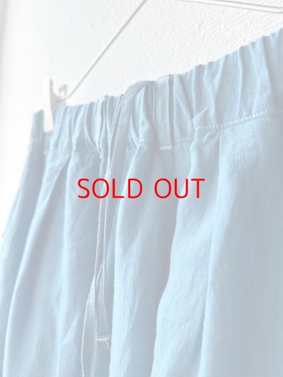 画像3:  Luminaes 藍染め リネンタックスカート