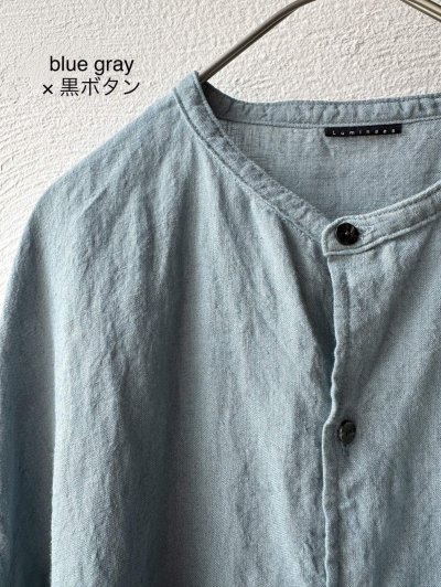 画像6: Luminaes 1/60手染めリネン ロングシャツ 【unisex】