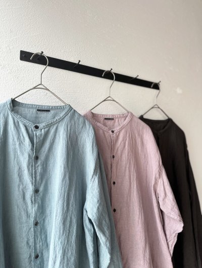 画像5: Luminaes 1/60手染めリネン ロングシャツ 【unisex】