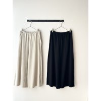 NATURAL LAUNDRY ライト度詰天竺 ワイドクロップドPT