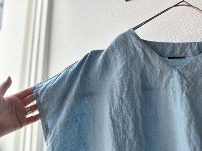 画像8: Luminaes 60コルトレイクリネン ポンチョプルオーバー