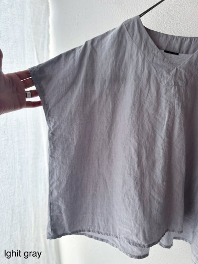 画像11: Luminaes 60コルトレイクリネン ポンチョプルオーバー