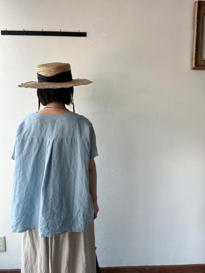 画像4: Luminaes 60コルトレイクリネン ポンチョプルオーバー