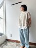 画像3: prit 40/1 フレンチリネンキャンバス 2wayベスト
