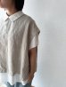 画像2: prit 40/1 フレンチリネンキャンバス 2wayベスト (2)