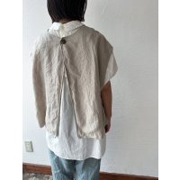 prit 40/1 フレンチリネンキャンバス 2wayベスト