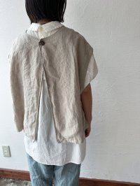 prit 40/1 フレンチリネンキャンバス 2wayベスト