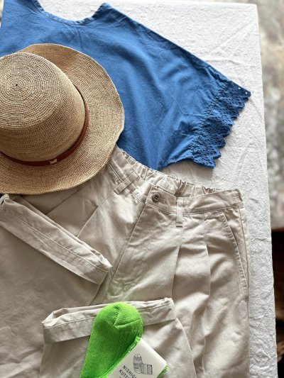 画像4: grin 染めブロード 2wayレースプルオーバー  [クリックポストで発送可]