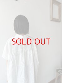 *sale30%off* prit 綿麻平織 スリーブレス衿付きプルオーバー