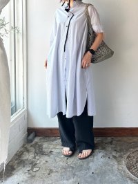 *sale30%off* nouvelles du paradis ストライプクロス シャツワンピース